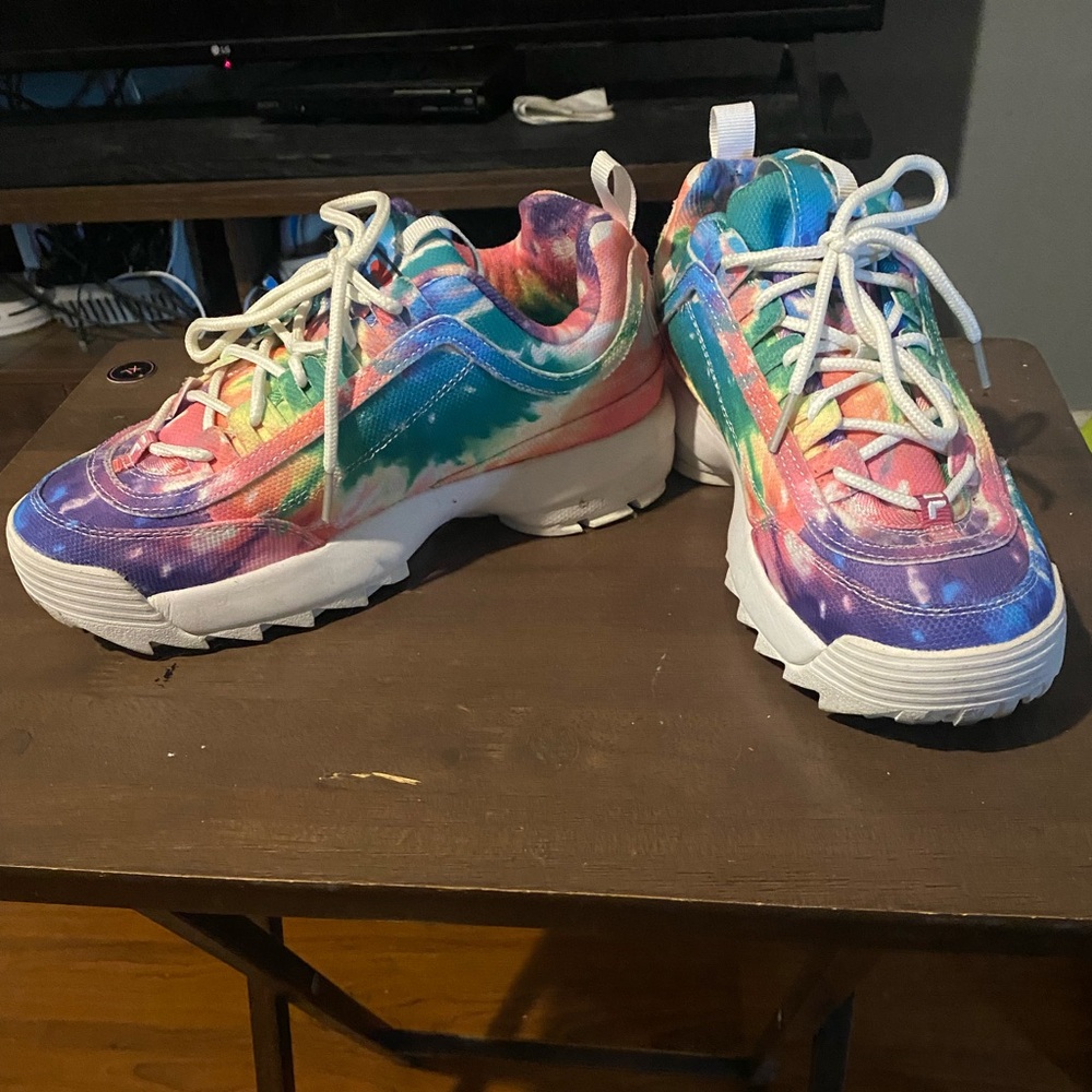 Fila Multicolor Tie-Dye Sneakers